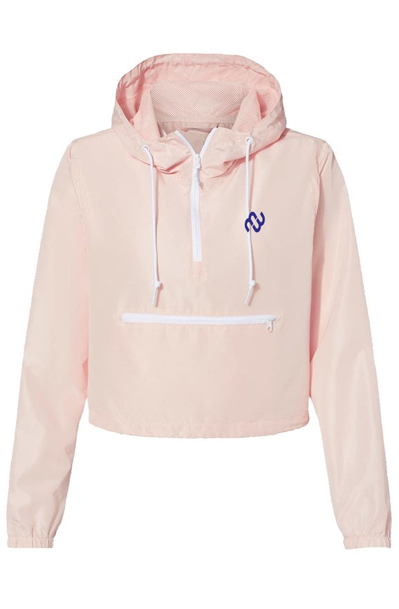 MB Lightweight Pullover Crop Windbreaker