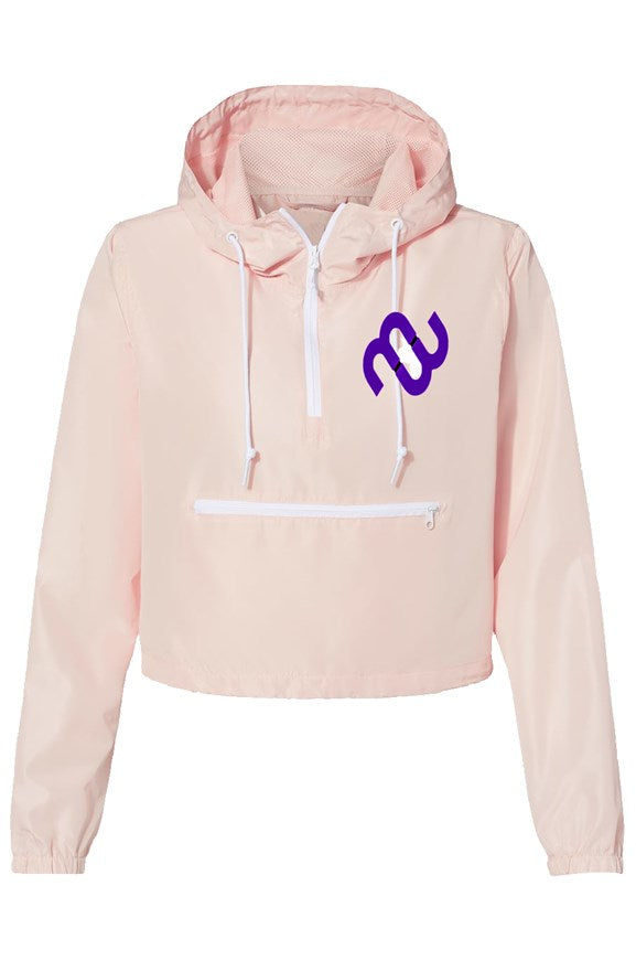 MB Lightweight Pullover Crop Windbreaker