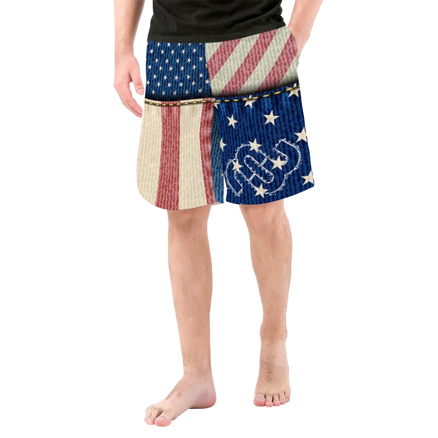 Denim Money Bushae SF_D95 Men's Board Shorts