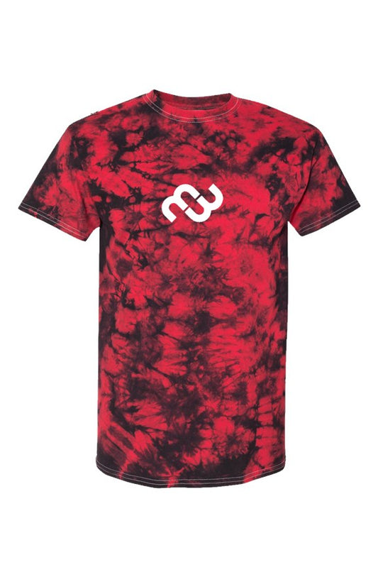 Red Crystal Tie-Dye Tee