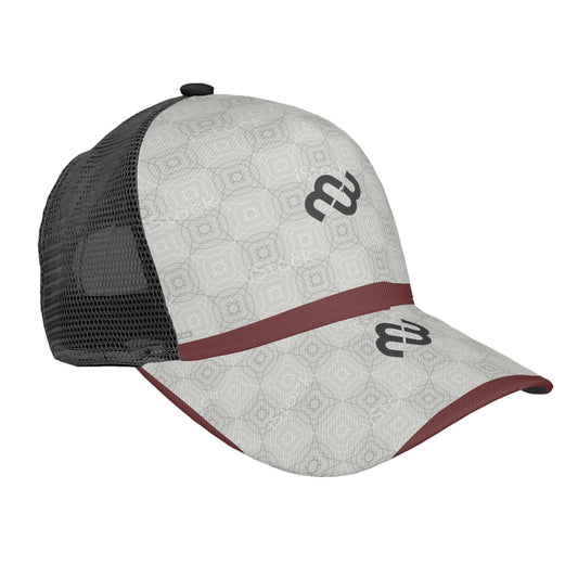 Money Bushae Burgundy  HC_T3 Curved Brim Mesh Baseball Cap