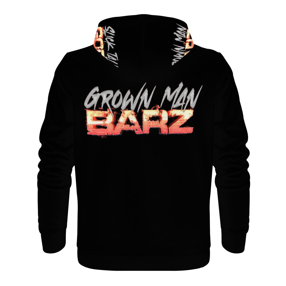 Slick Talk Grown Man Bars D55 Men's All Over Print Hoodie