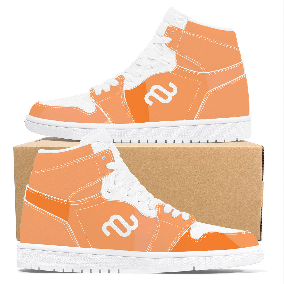 Money Bushae D17 High Top Synthetic Leather Sneaker