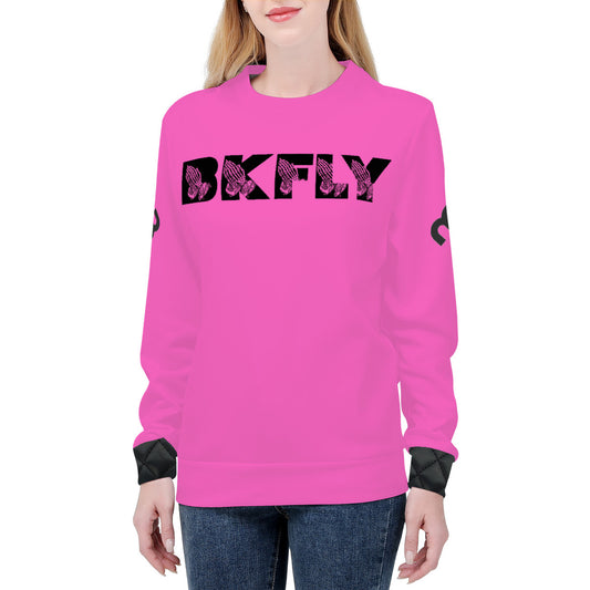 BKFLY Women's All Over Print Sweater