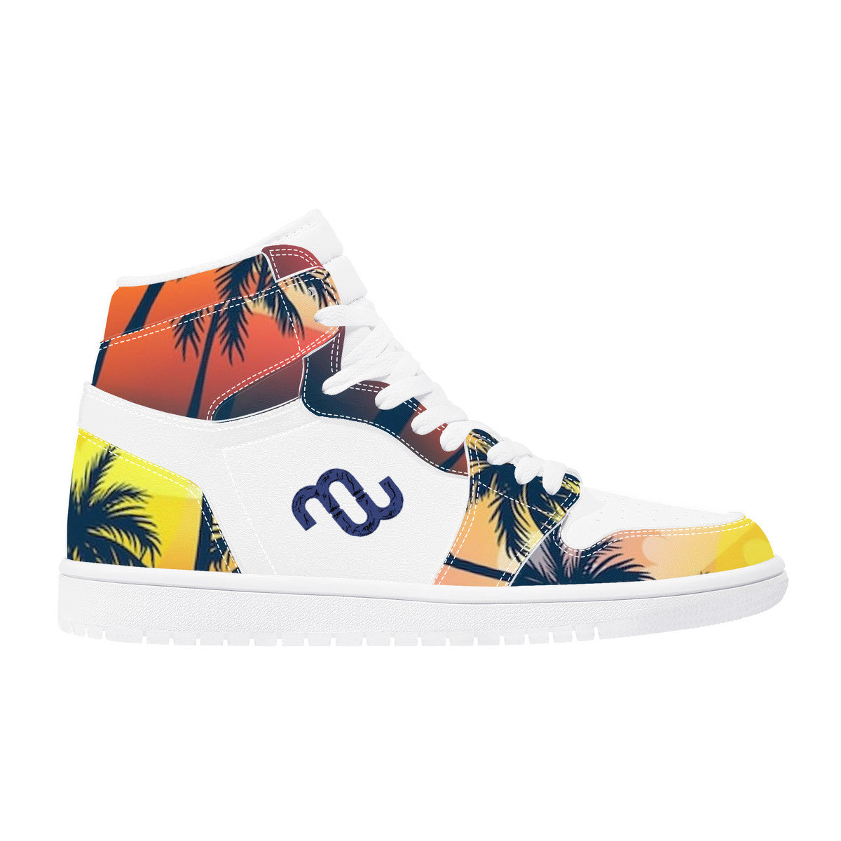 Money Bushae D17 High Top Synthetic Leather Sneaker