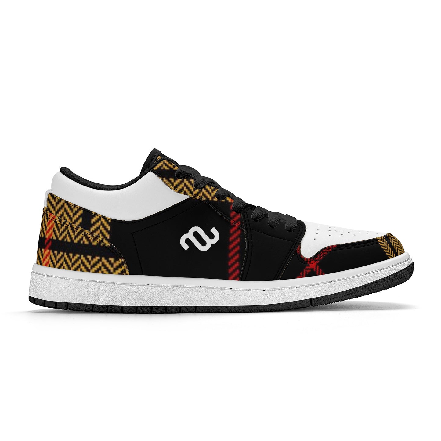 Money Bushae SF_S40 Unisex Low Top Skateboard Sneakers - Black