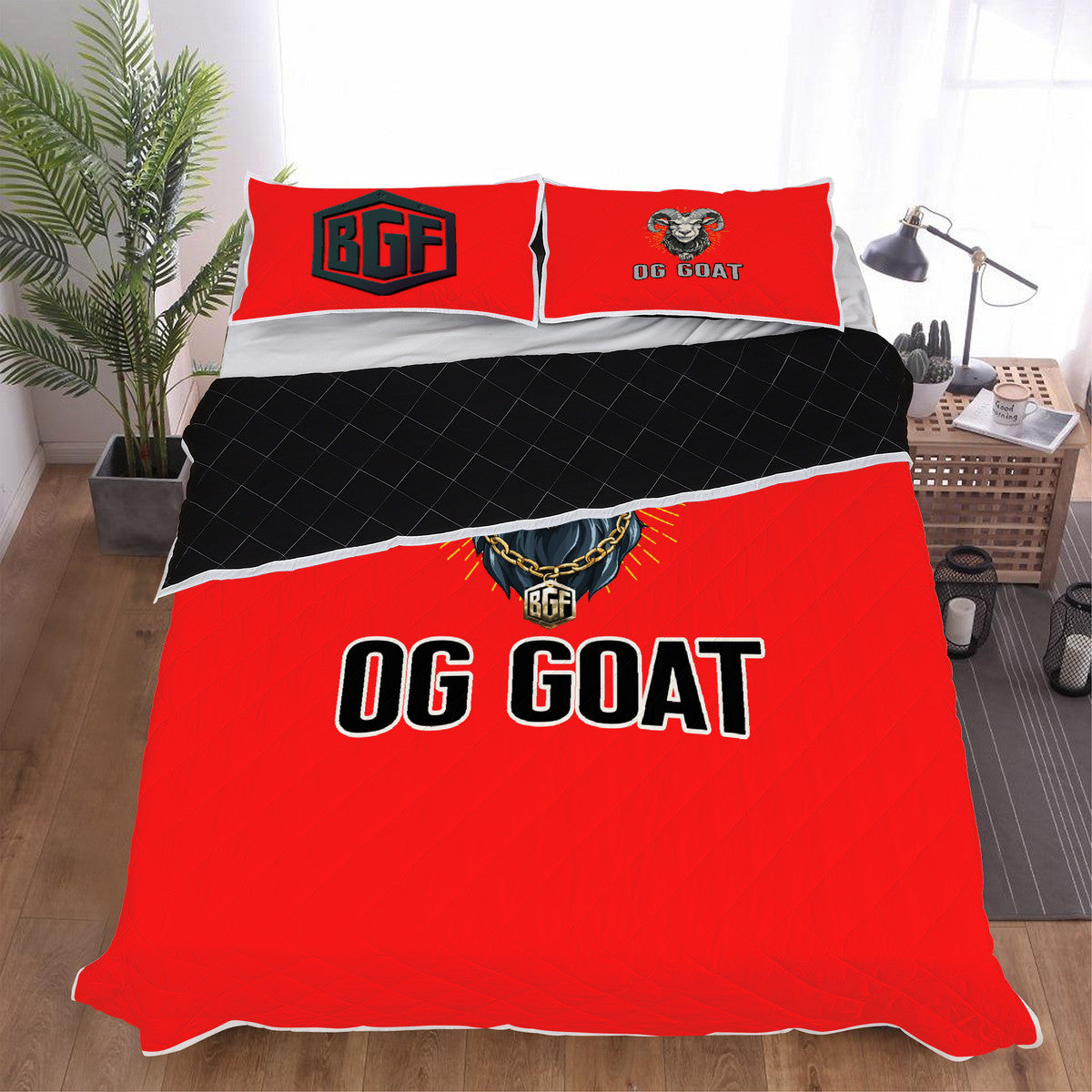 Og Goat D51 Quilt Bed Sets