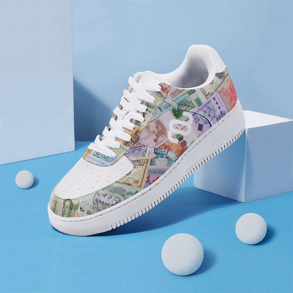 Money Bushae Currency SF_F8 Low Top Unisex Sneaker