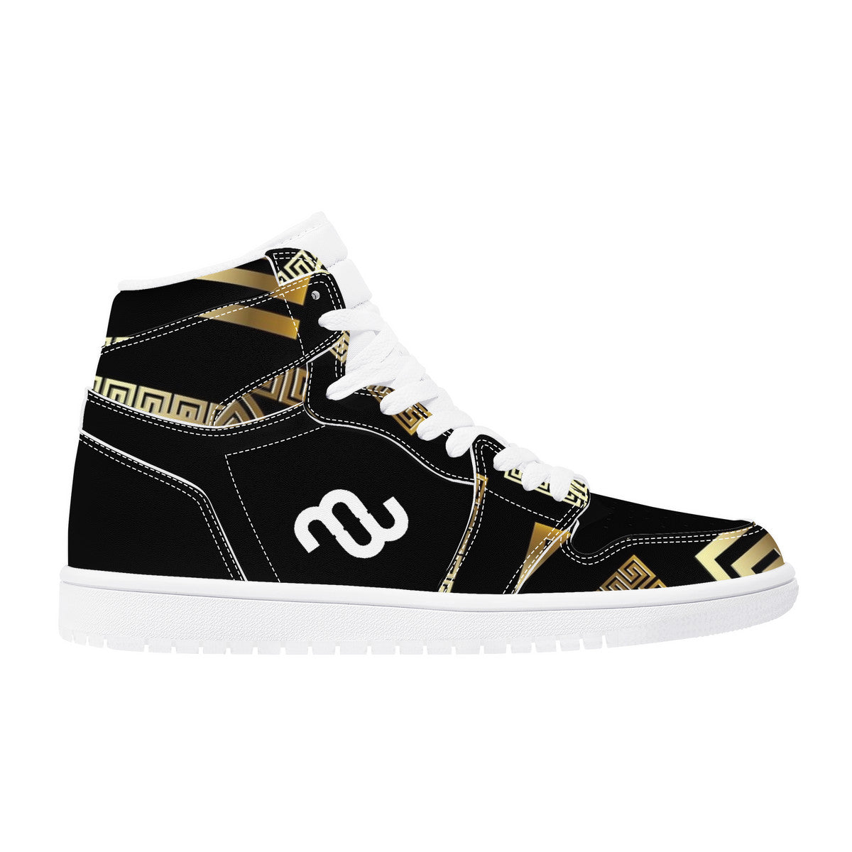 Money Bushae 45 D17 High Top Synthetic Leather Sneaker