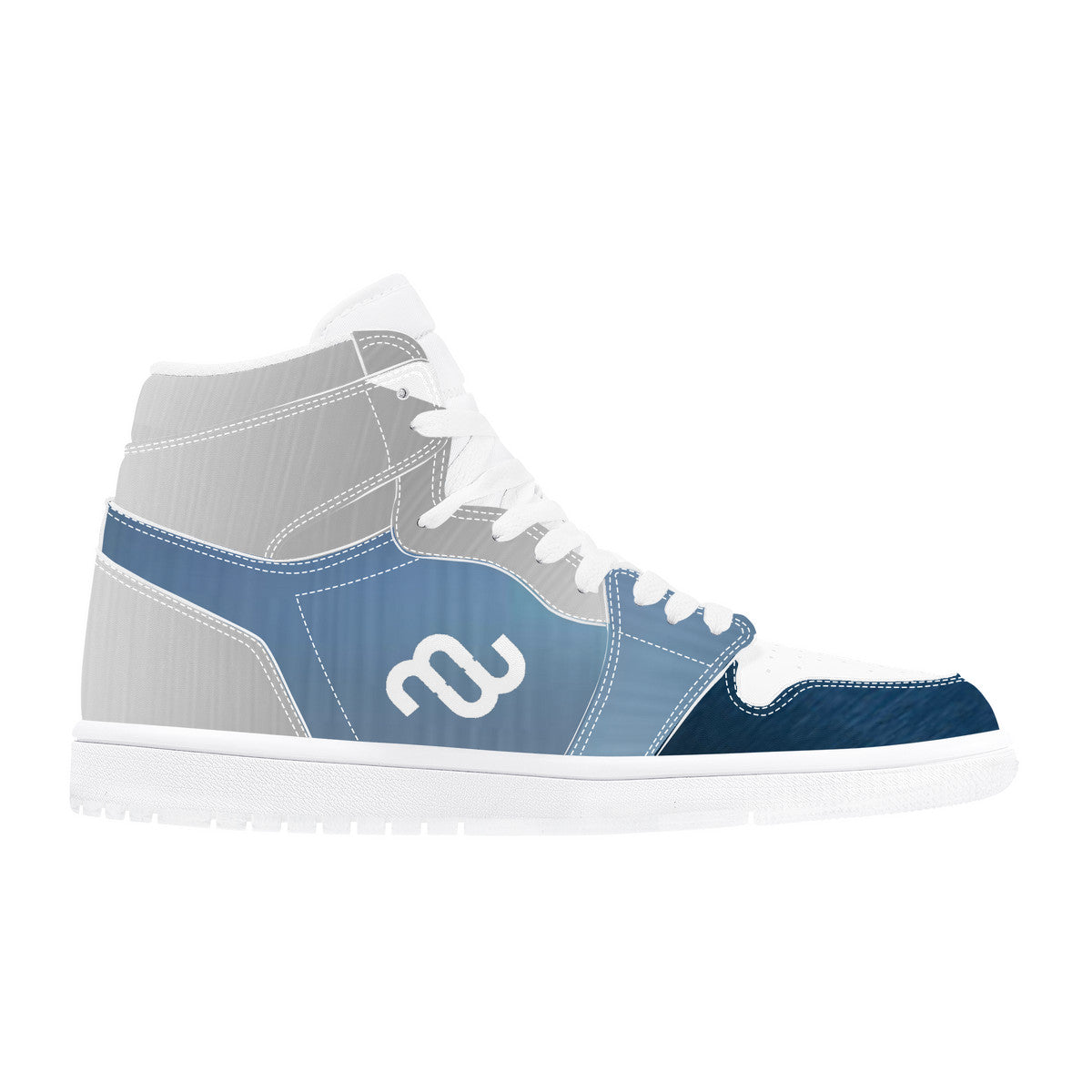 Money Bushae D17 High Top Synthetic Leather Sneaker