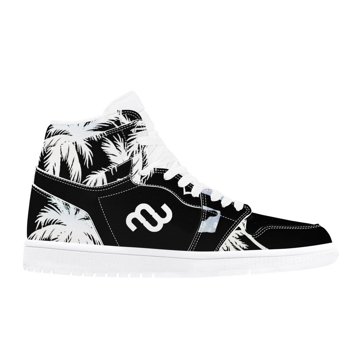 Money Bushae D17 High Top Synthetic Leather Sneaker