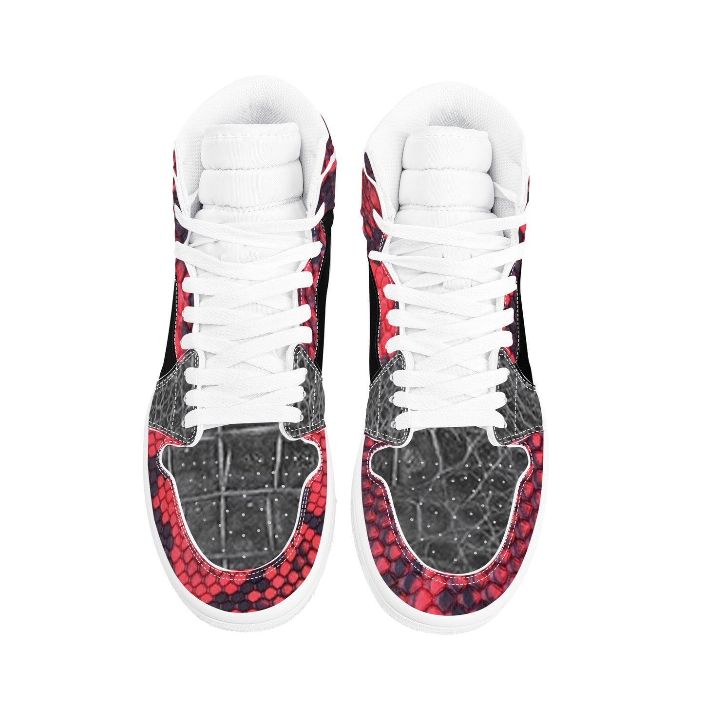 Money Bushae D17 High Top Synthetic Leather Sneaker