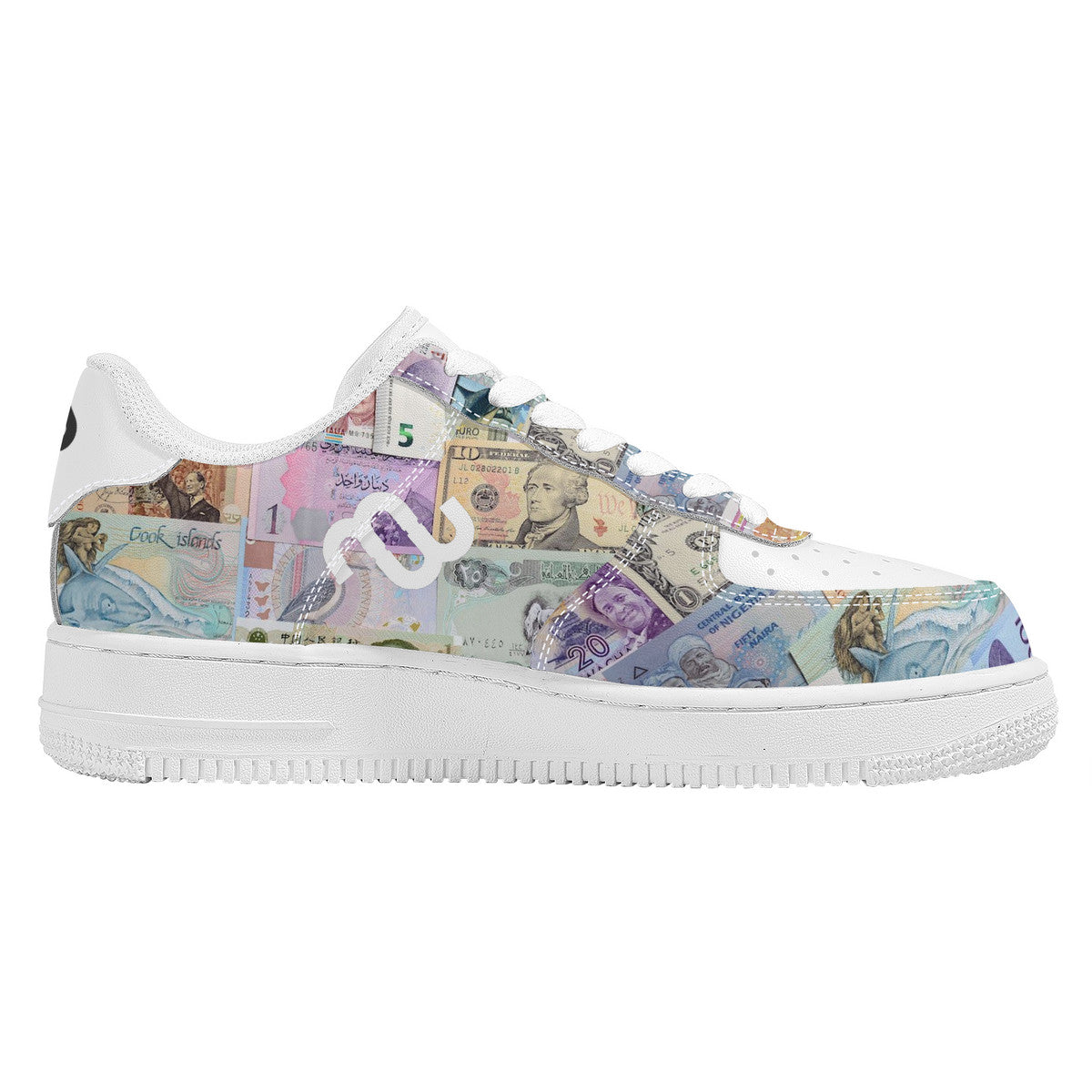 Money Bushae Currency SF_F8 Low Top Unisex Sneaker