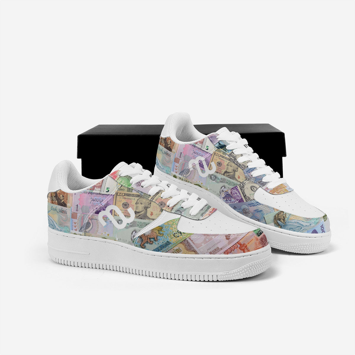 Money Bushae Currency SF_F8 Low Top Unisex Sneaker