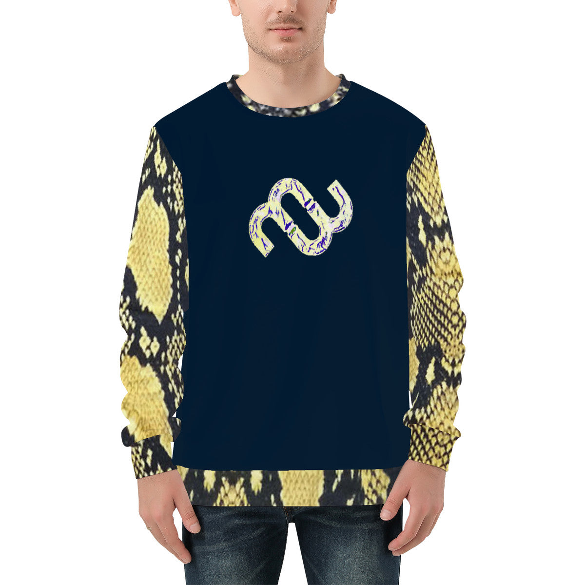 Money Bushae D85 Men's All Over Print Sweater