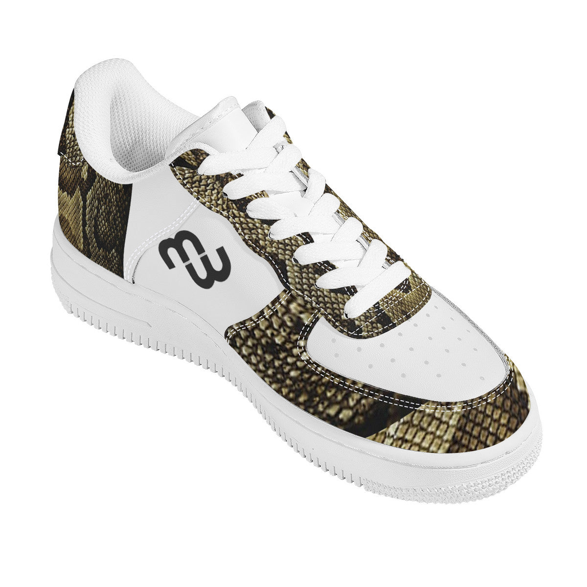 Money Bushae Snake skin print SF_F8 Low Top Unisex Sneaker