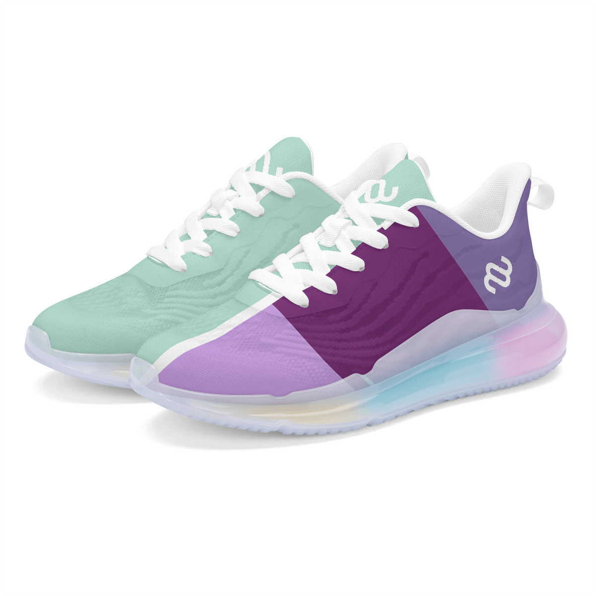 Money Bushae SF_S41 Women's Rainbow Atmospheric Cushion Running Shoes