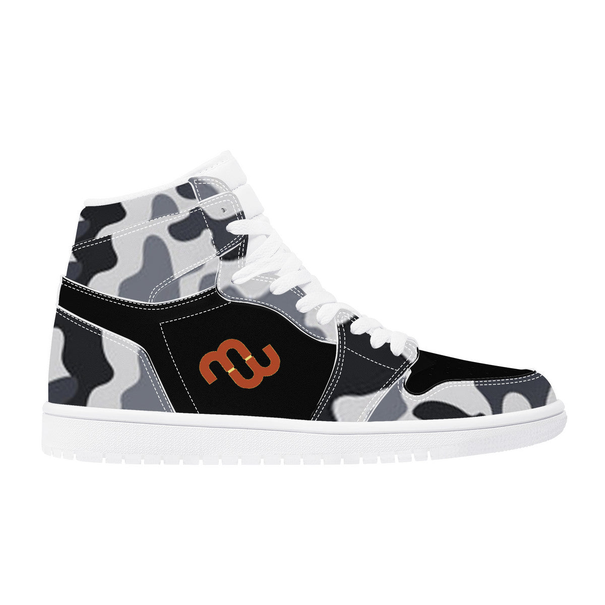 Money Bushae D17 High Top Synthetic Leather Sneaker