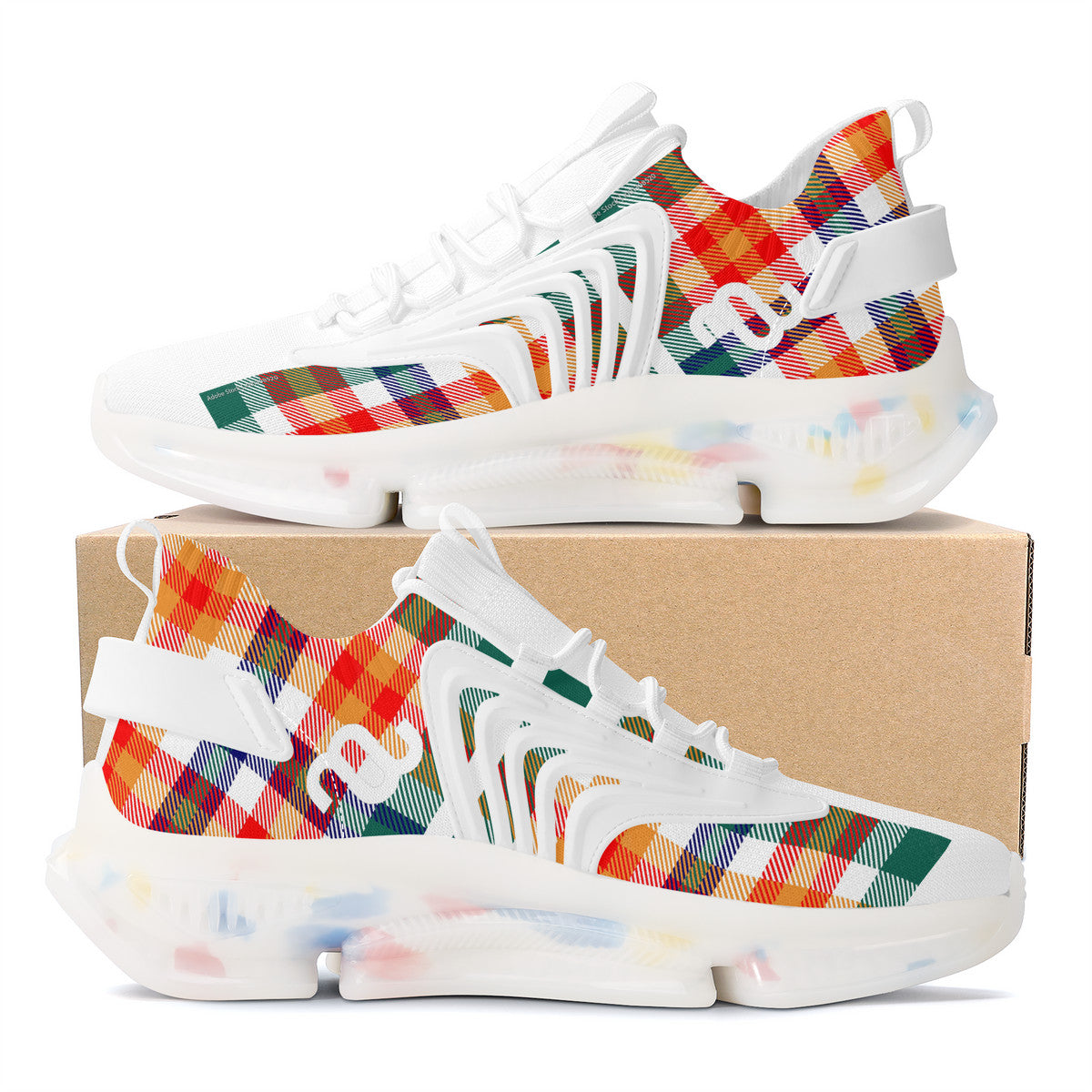 Money Bushae SF_S35 Air Max React Sneakers - White