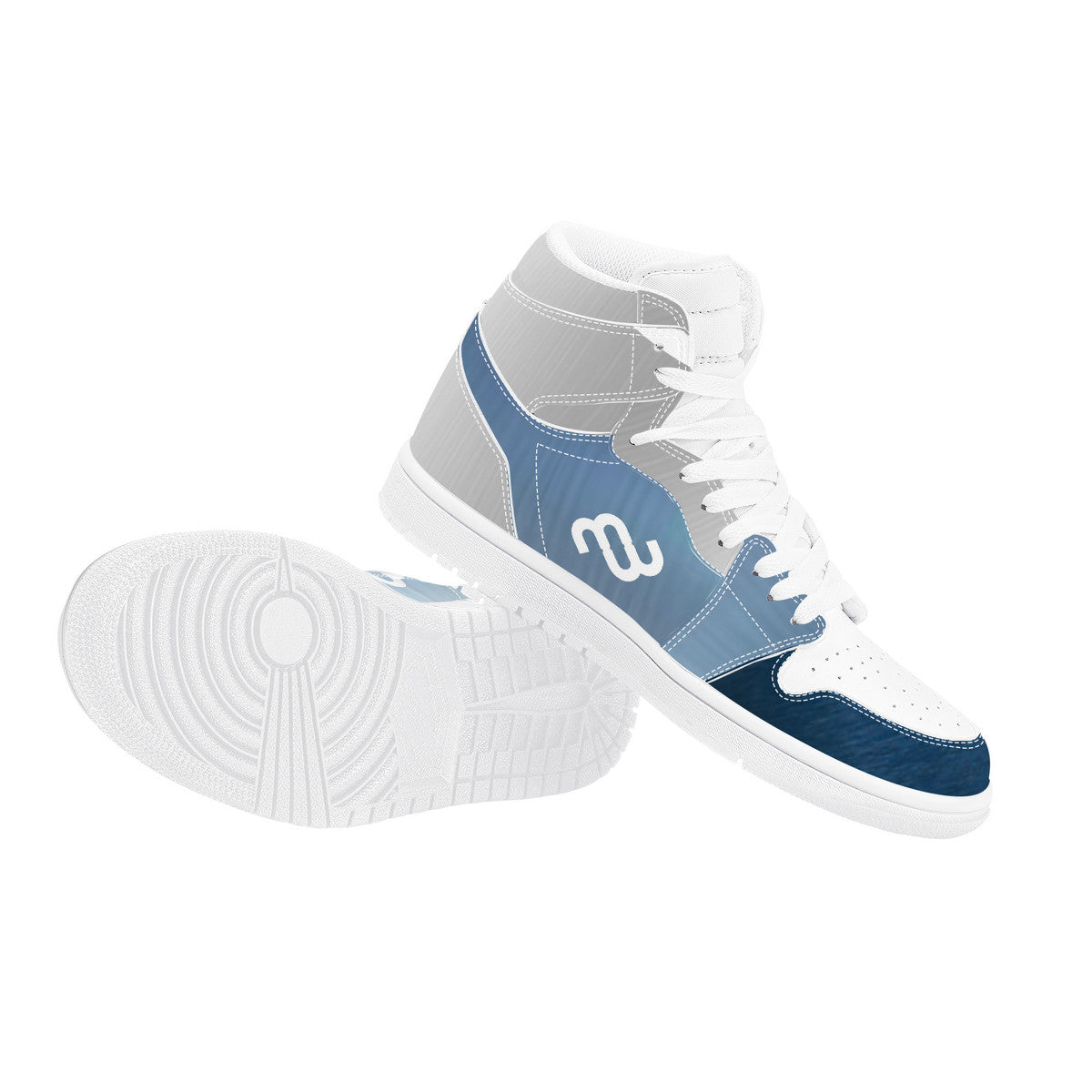 Money Bushae D17 High Top Synthetic Leather Sneaker