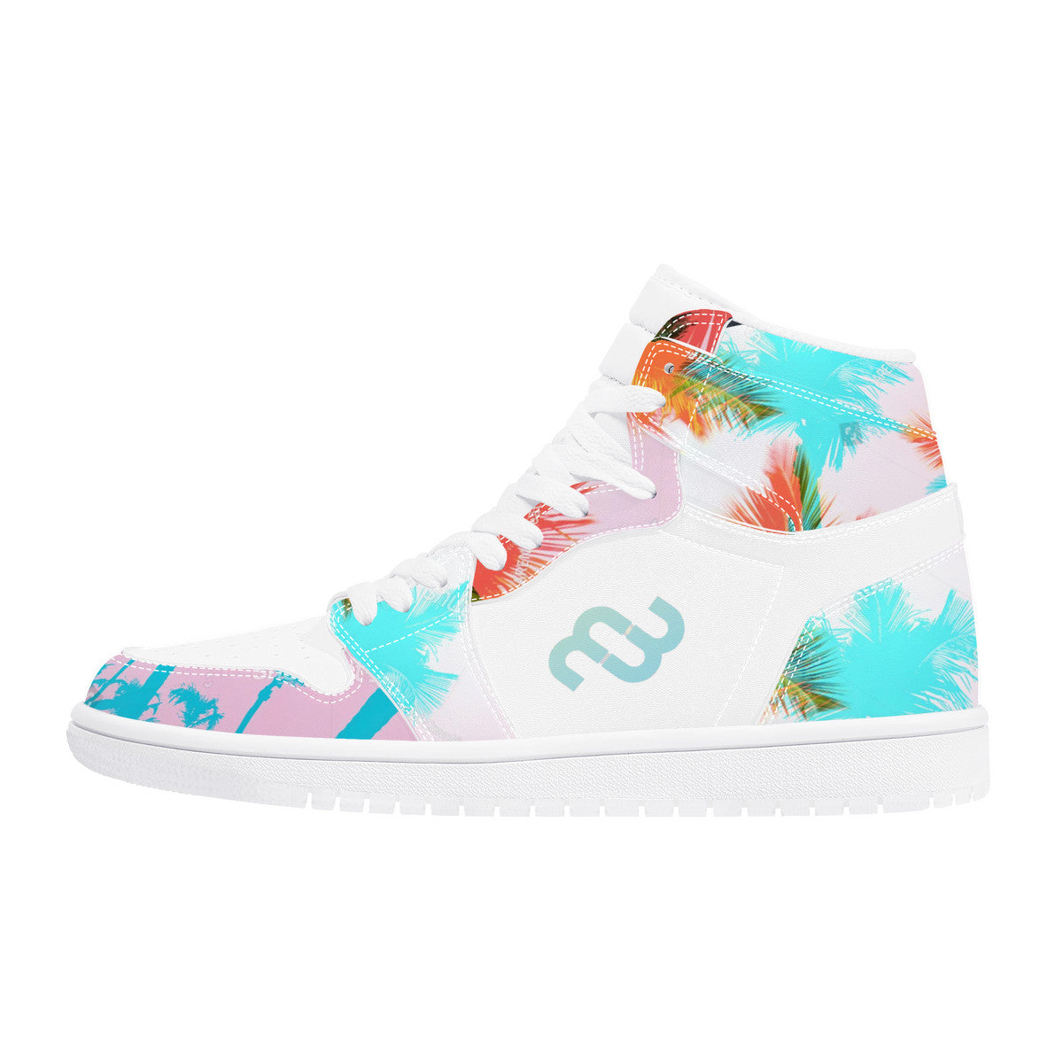 Money Bushae D17 High Top Synthetic Leather Sneaker