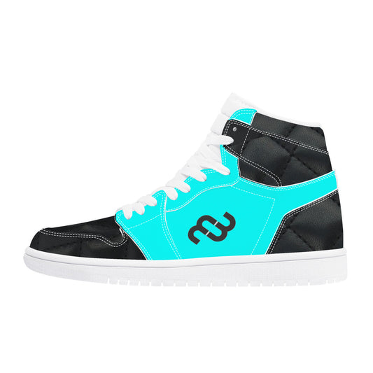 Money Bushae  D17 High Top Synthetic Leather Sneaker