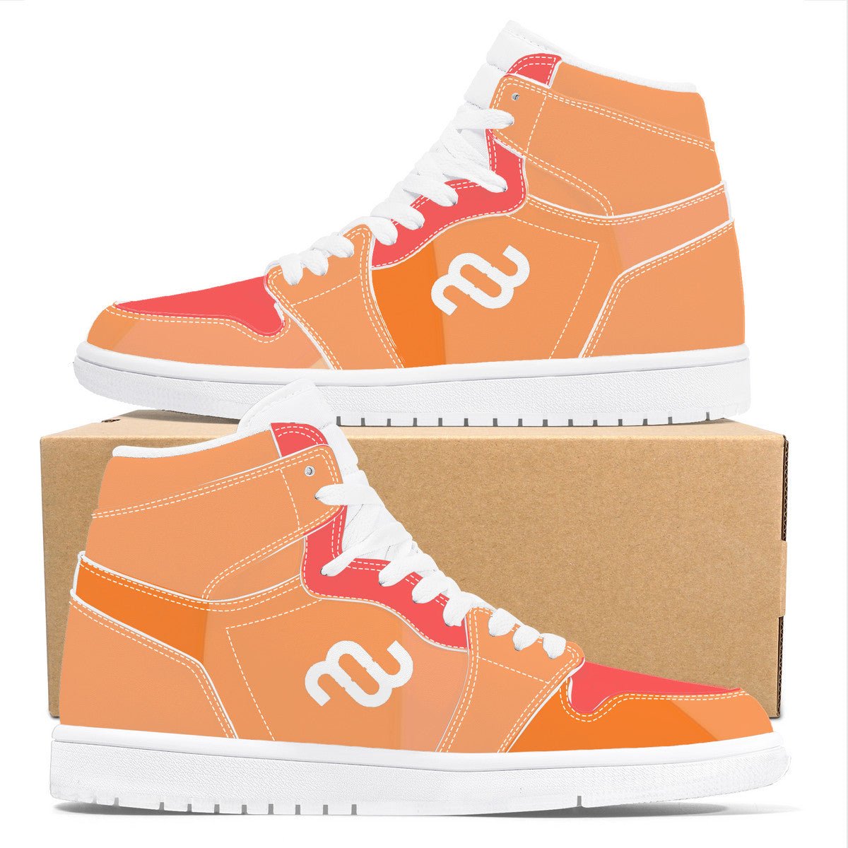 Money Bushae D17 High Top Synthetic Leather Sneaker