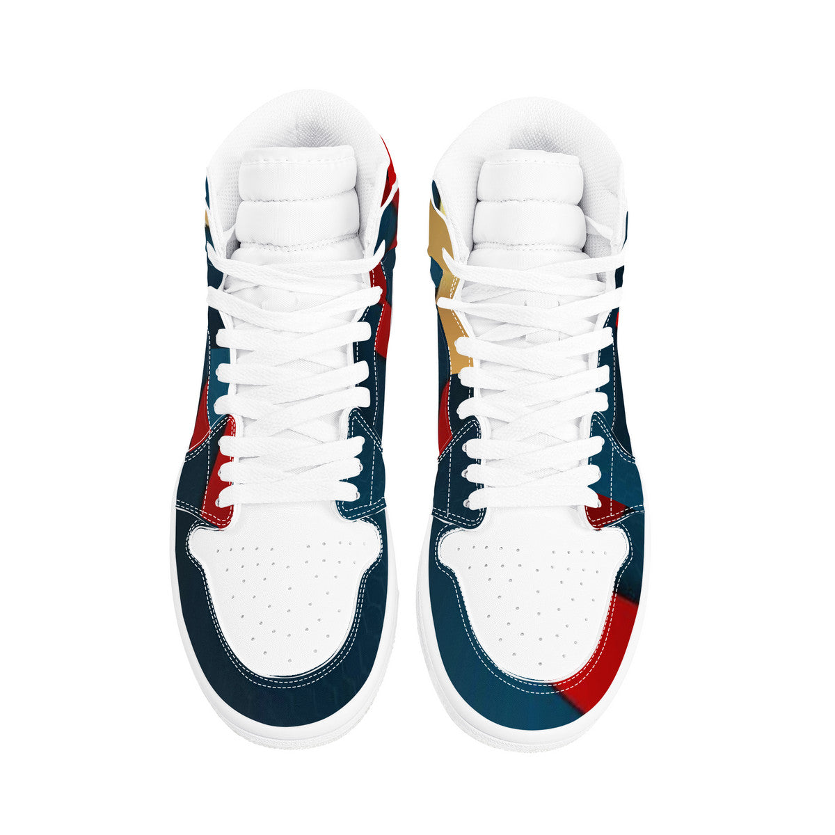 Money Bushae D17 High Top Synthetic Leather Sneaker