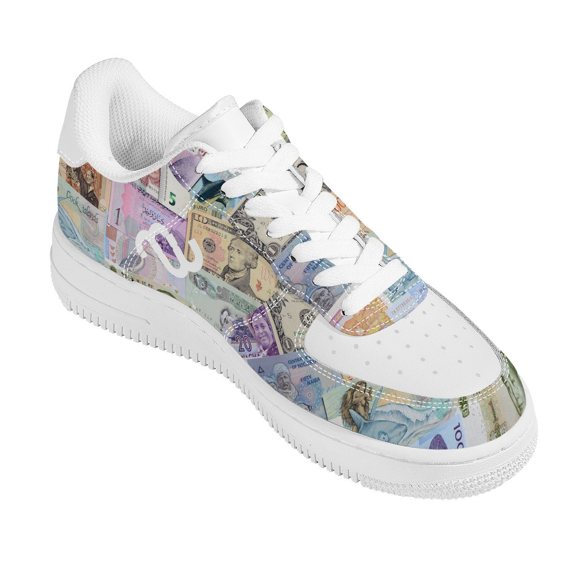 Money Bushae Currency SF_F8 Low Top Unisex Sneaker