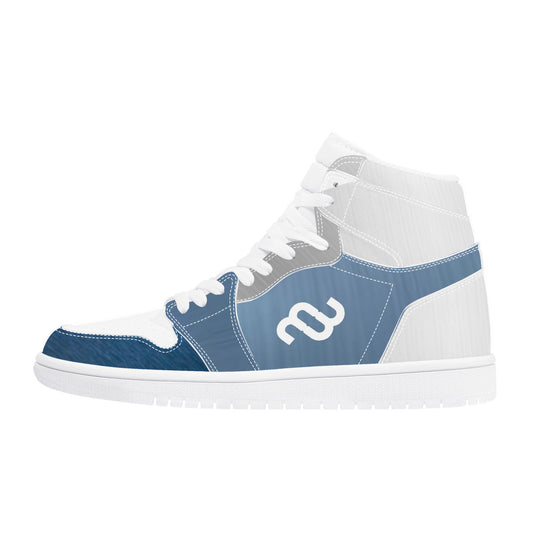 Money Bushae D17 High Top Synthetic Leather Sneaker