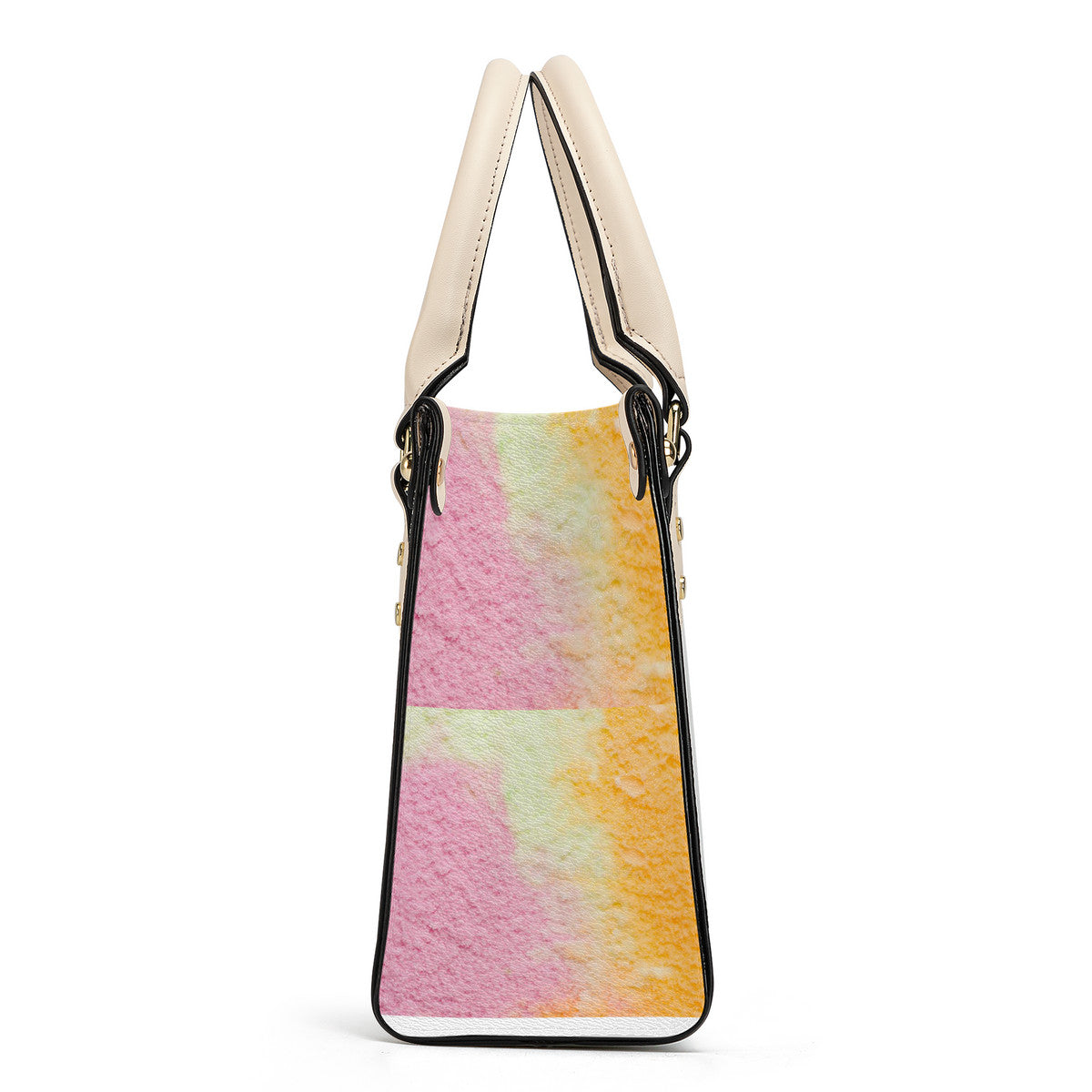 Money Bushae Ice cream sone sherbet SF_B3 Luxury Women PU Tote Bag - White