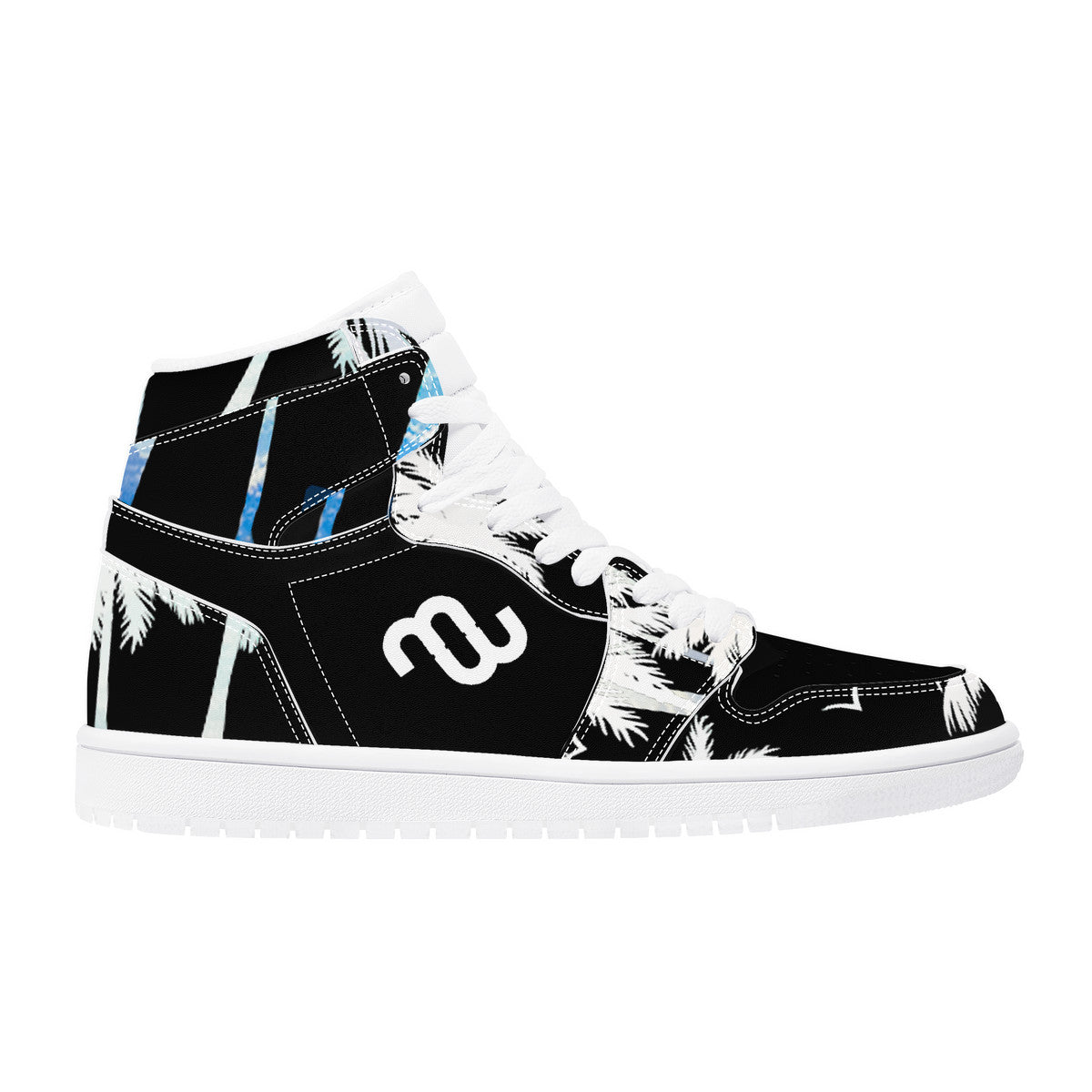 Money Bushae D17 High Top Synthetic Leather Sneaker