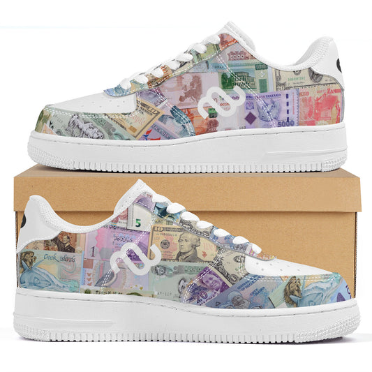 Money Bushae Currency SF_F8 Low Top Unisex Sneaker