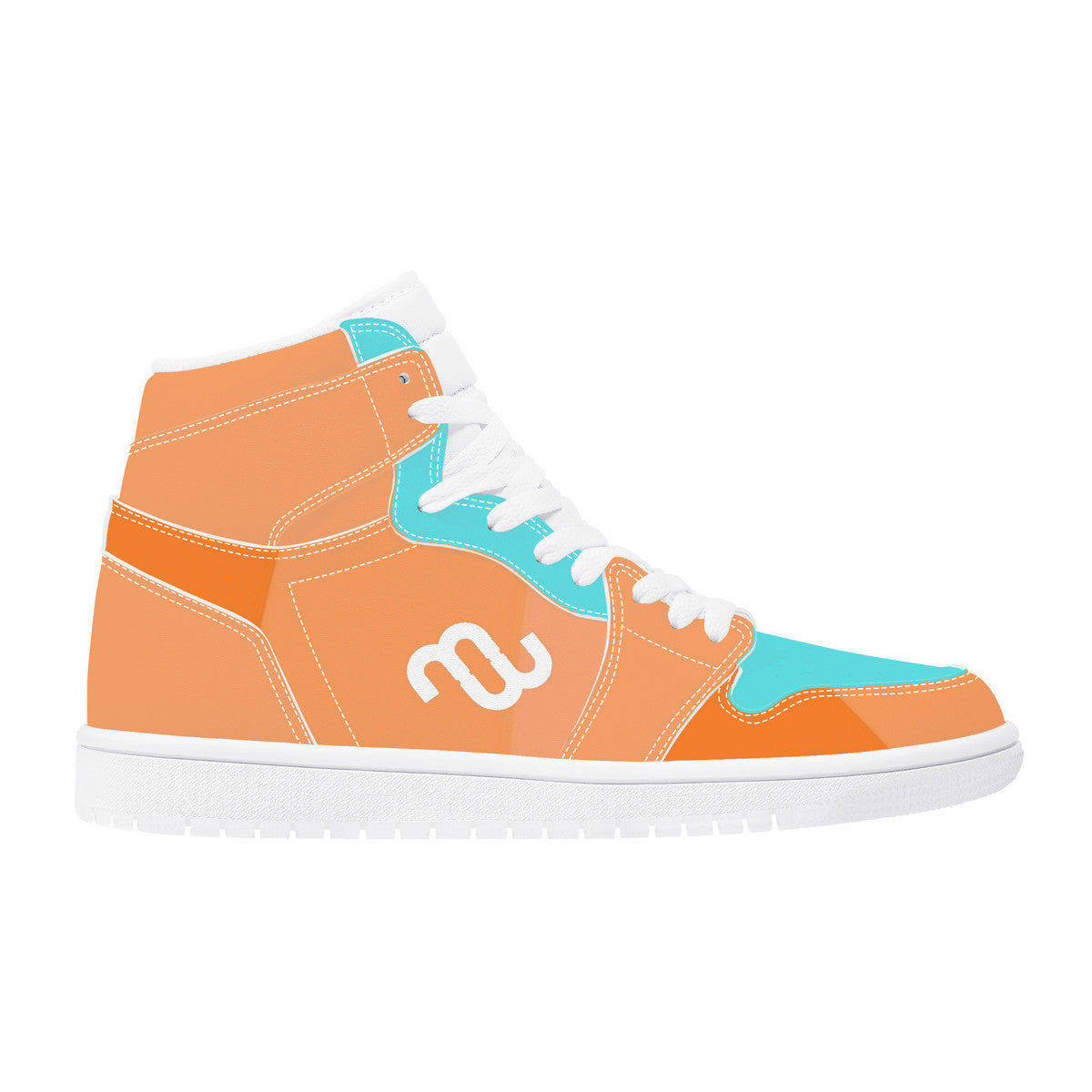 Money Bushae D17 High Top Synthetic Leather Sneaker