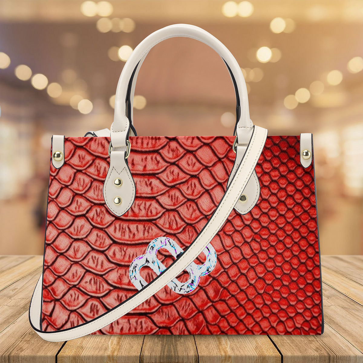 Money Bushae SF_B3 Luxury Women PU Tote Bag - White