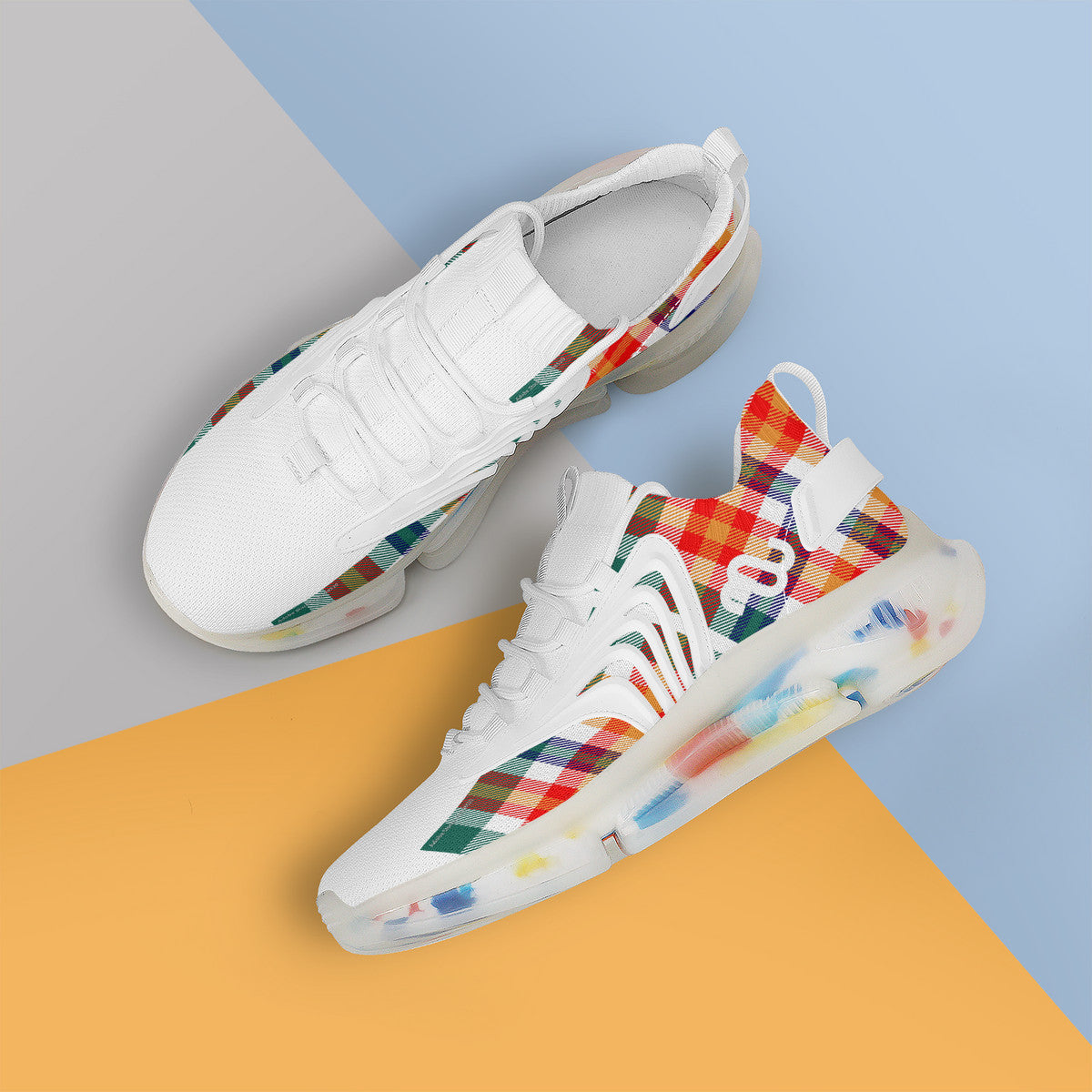 Money Bushae SF_S35 Air Max React Sneakers - White