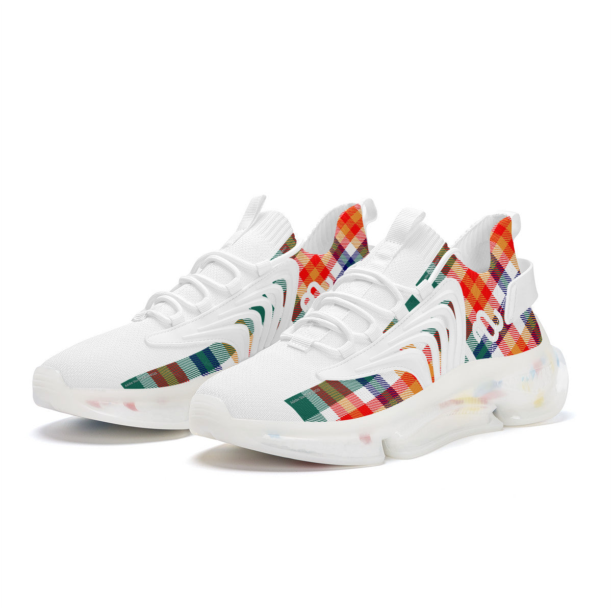 Money Bushae SF_S35 Air Max React Sneakers - White