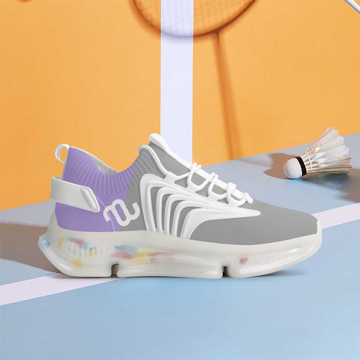 Money Bushae SF_S35 Air Max React Sneakers - White