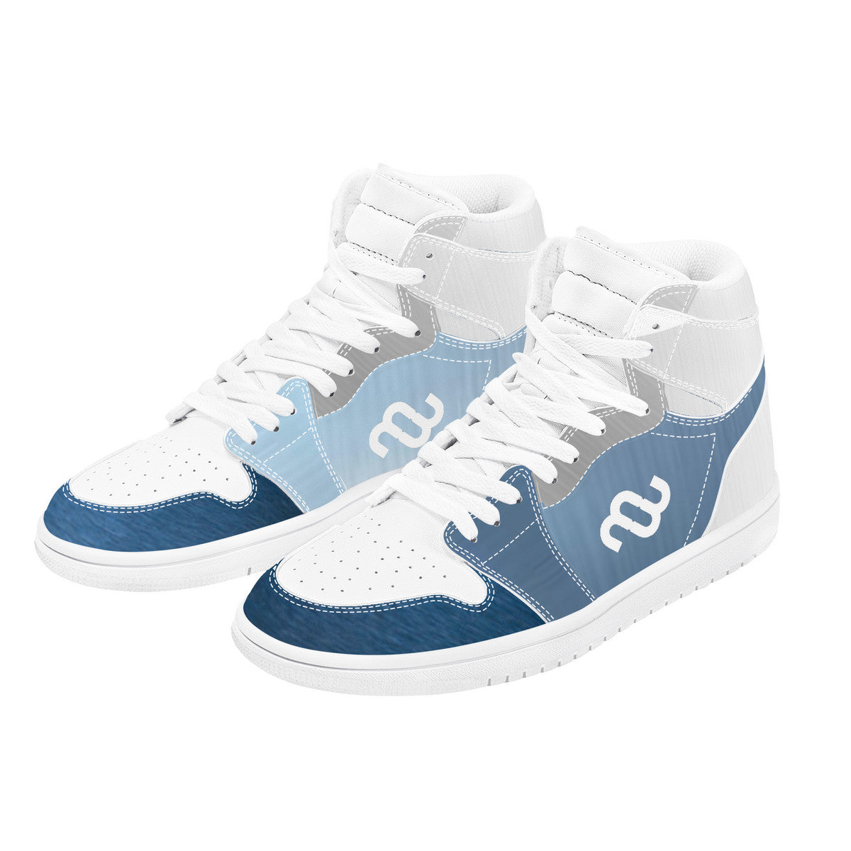 Money Bushae D17 High Top Synthetic Leather Sneaker