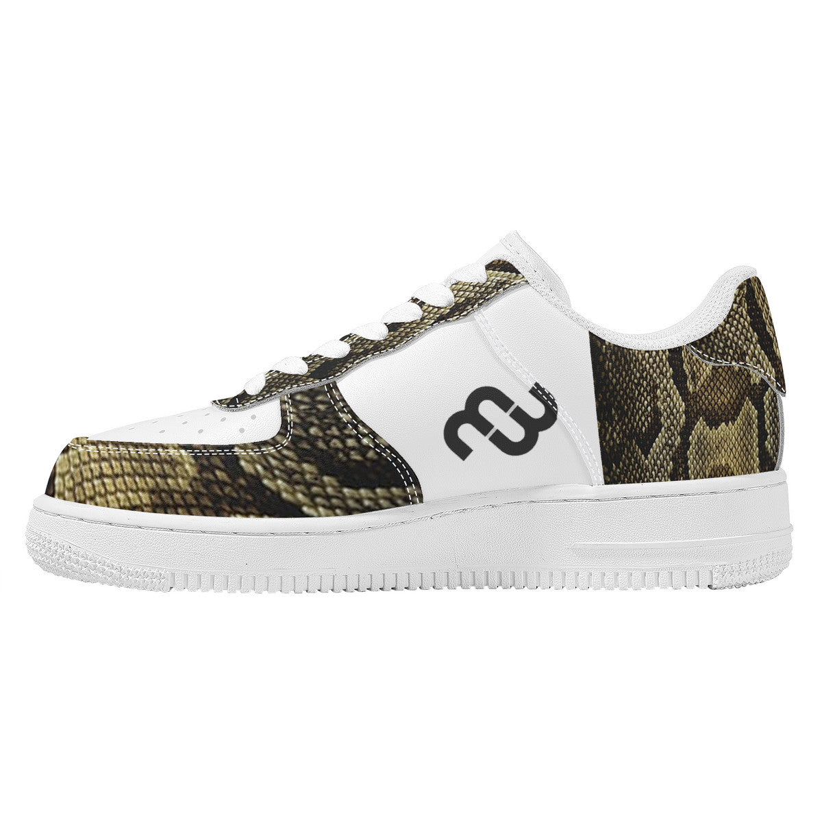 Money Bushae Snake skin print SF_F8 Low Top Unisex Sneaker