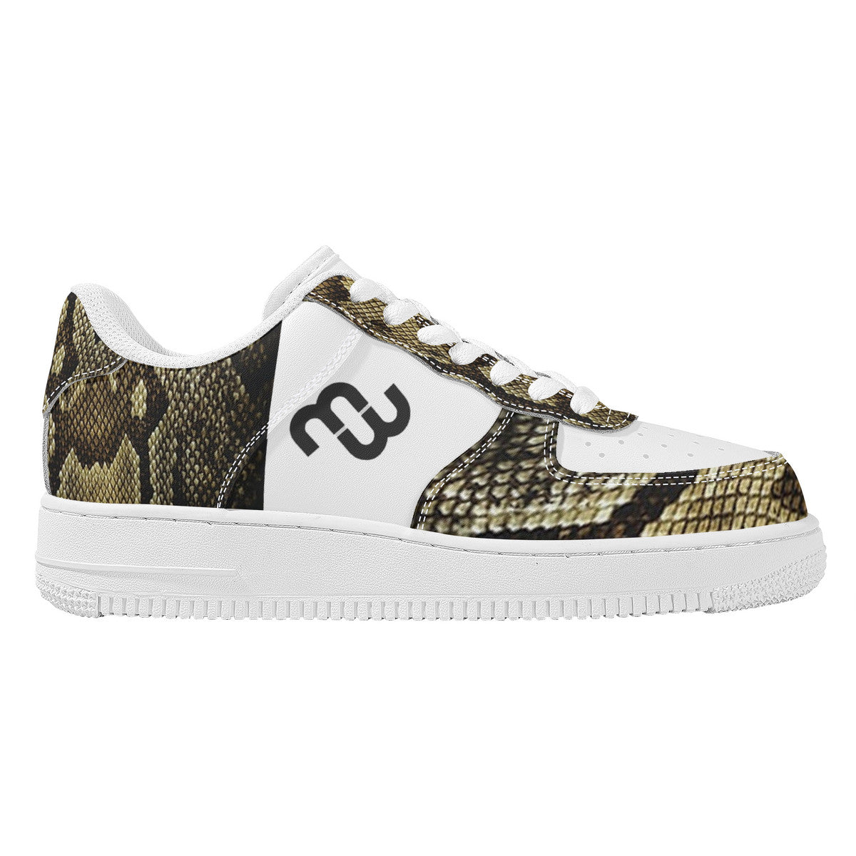 Money Bushae Snake skin print SF_F8 Low Top Unisex Sneaker