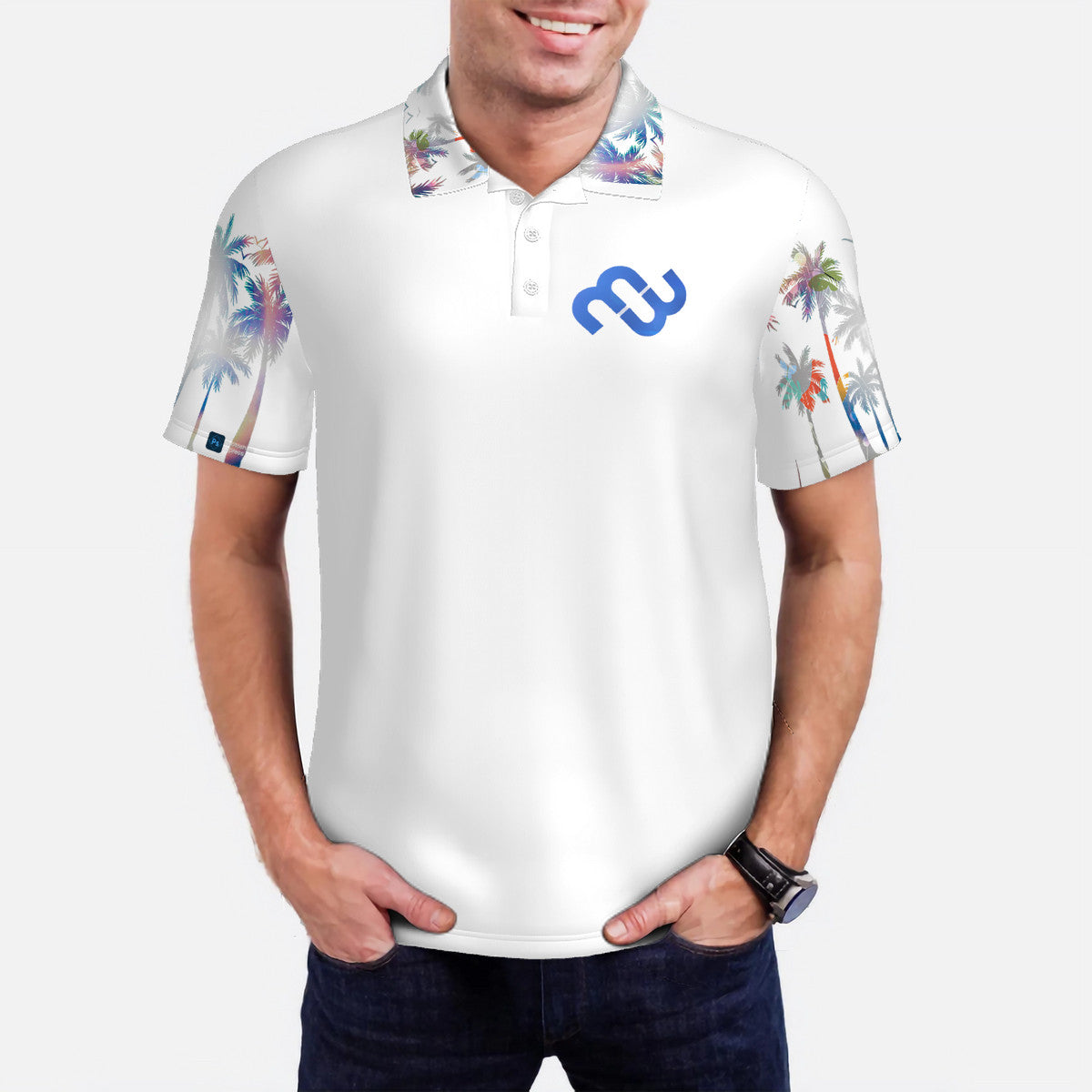 Money Bushae Men’s All Over Print Polo Shirt