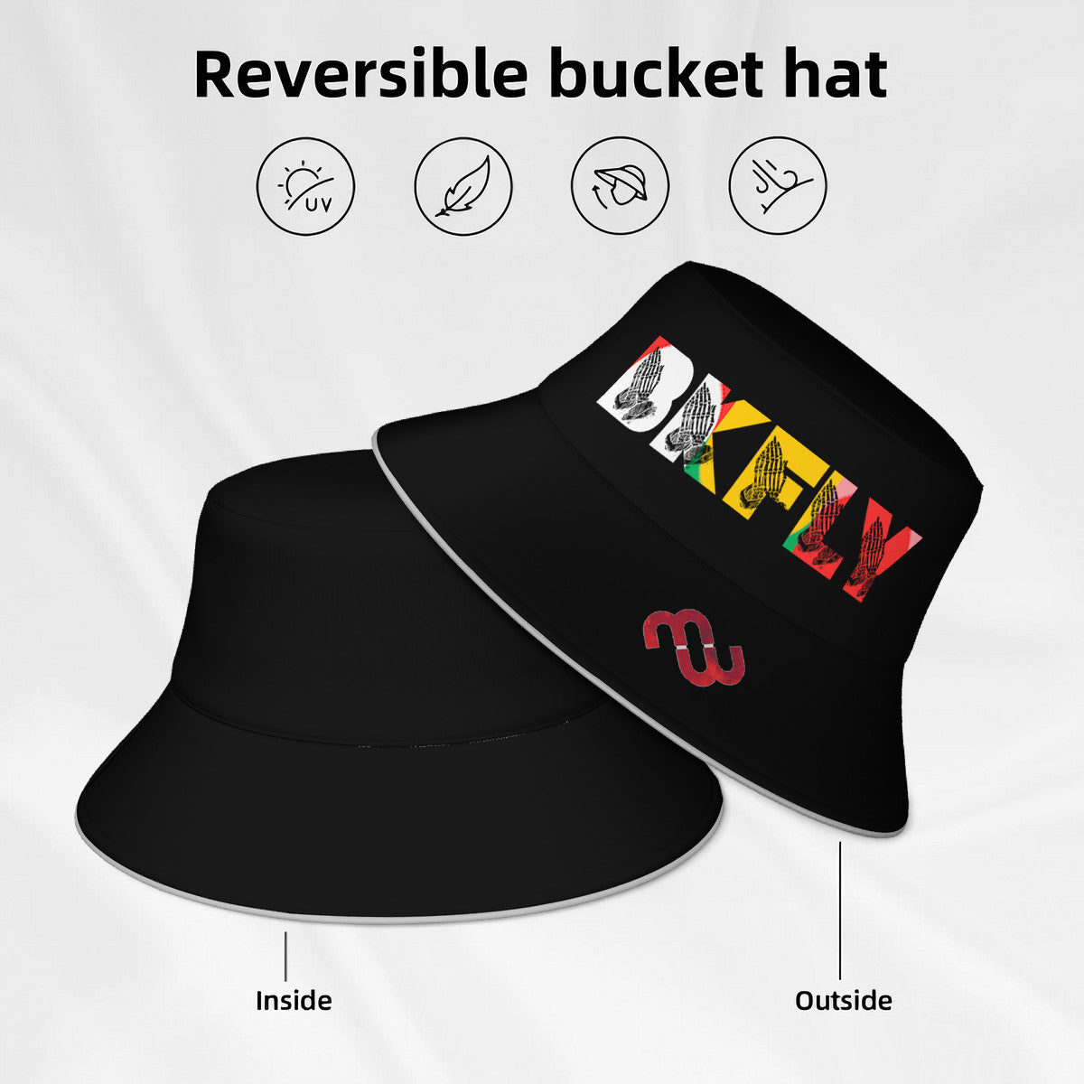 BkFLY Money Bushae HC_T21 Reflective Bucket Hat