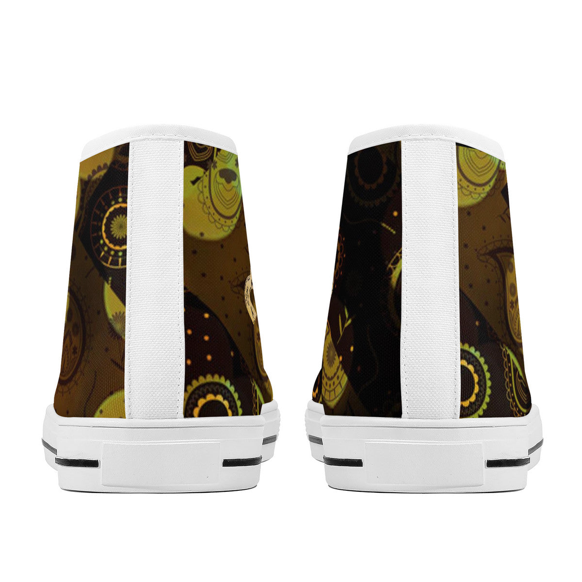 Money Bushae FWS High-Top Canvas Shoes With Customized Tongue - White