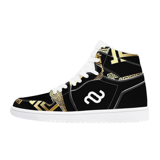 Money Bushae 45 D17 High Top Synthetic Leather Sneaker