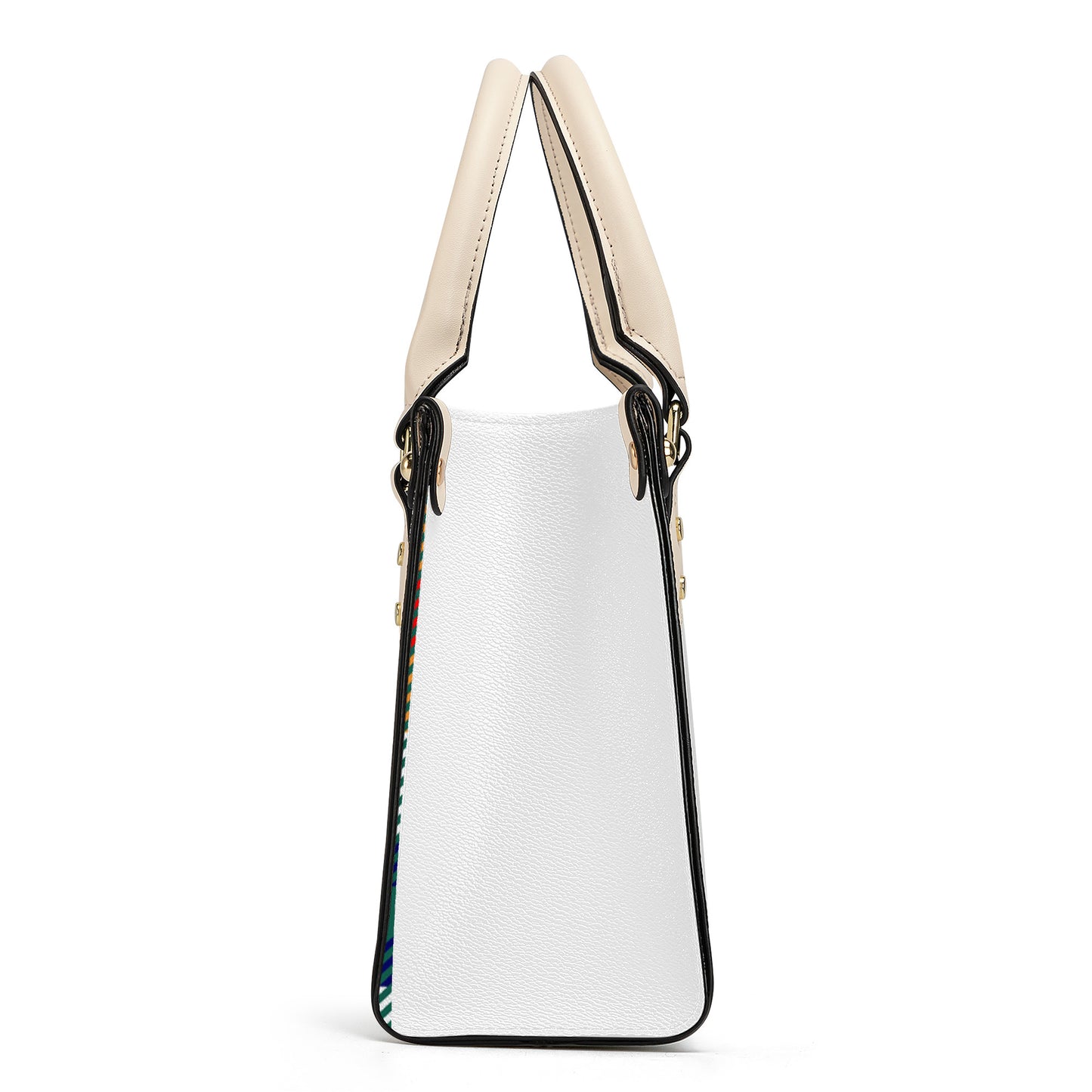 Money Bushae SF_B3 Luxury Women PU Tote Bag - White