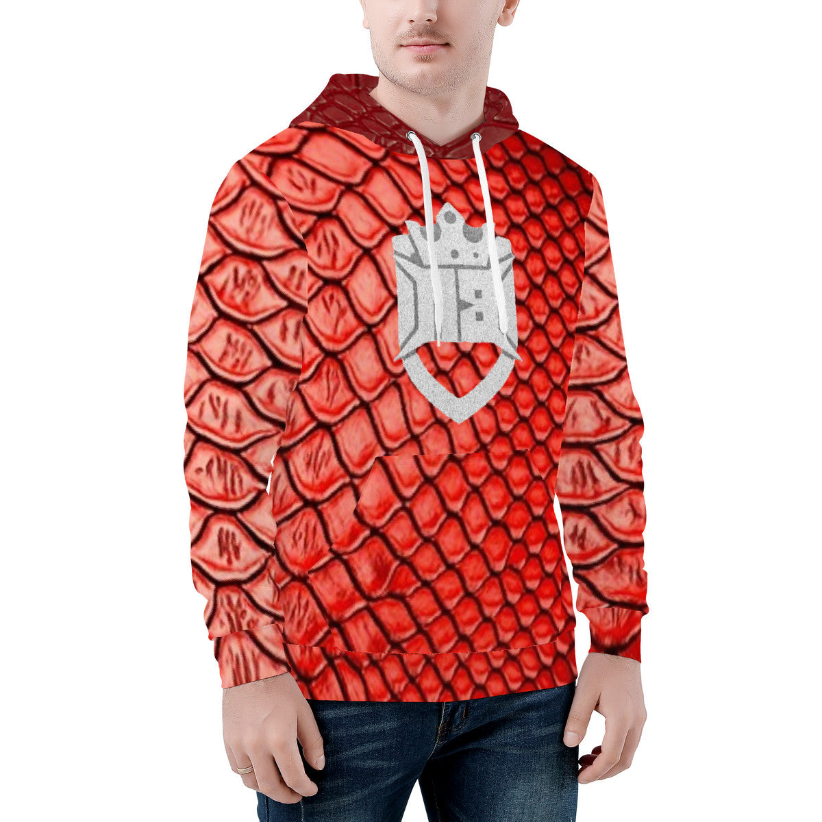 Money Bushae D55 Men's All Over Print Hoodie