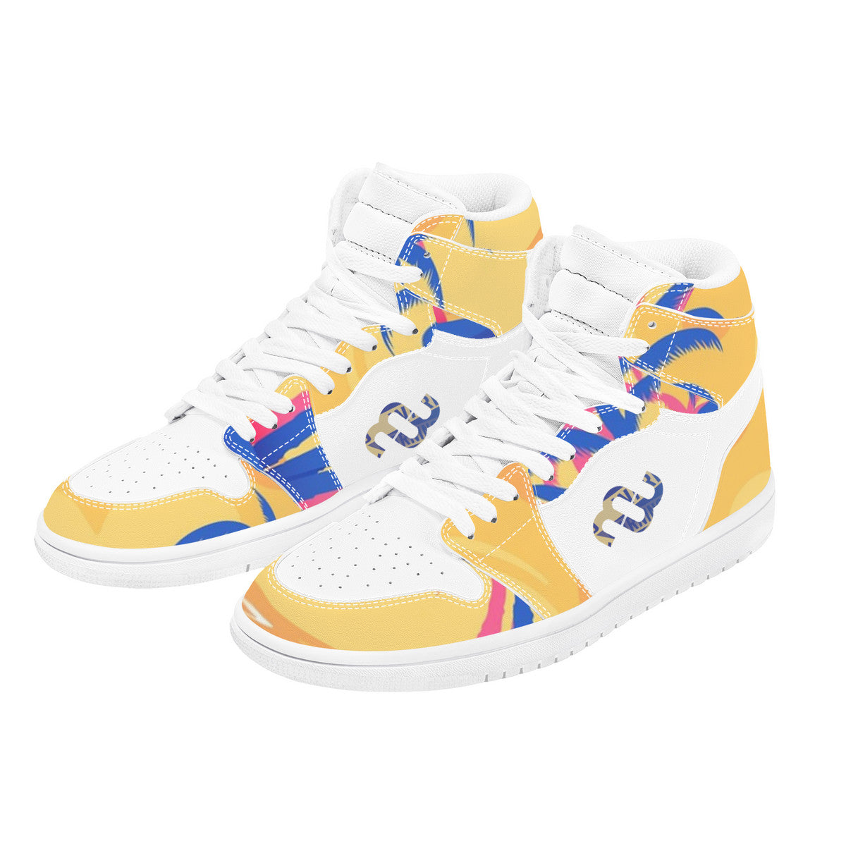 Money Bushae D17 High Top Synthetic Leather Sneaker