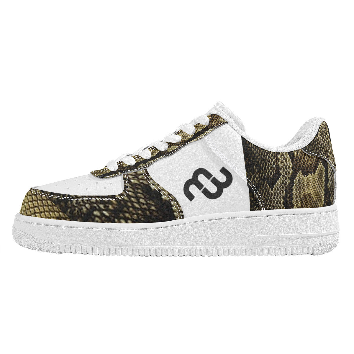 Money Bushae Snake skin print SF_F8 Low Top Unisex Sneaker