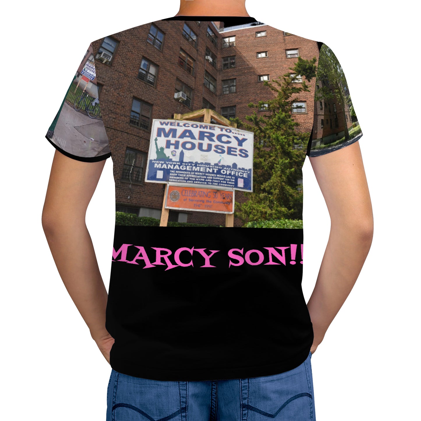 Marcy pj's cough up a lung D61 Men's All Over Print T-Shirt